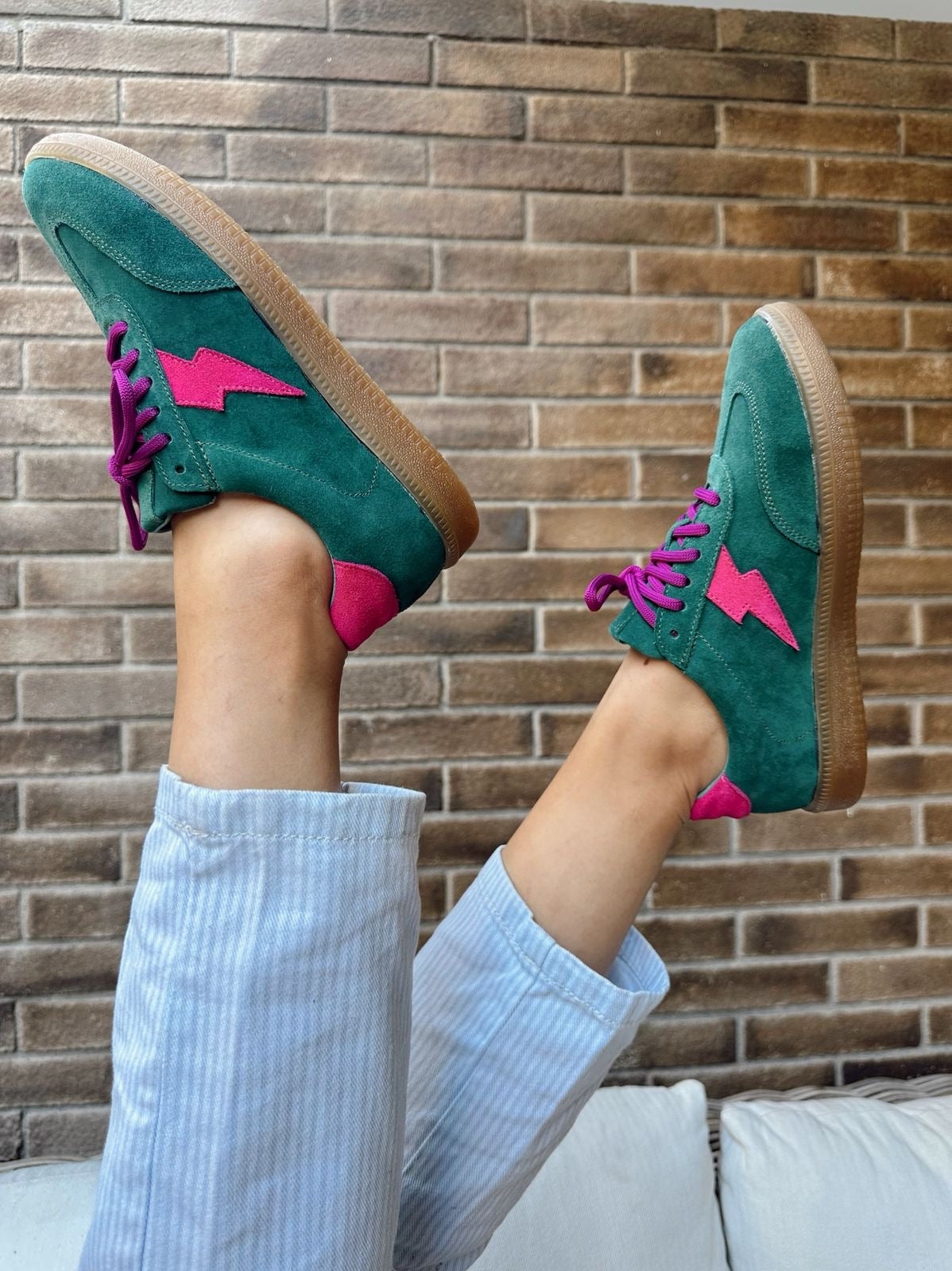 Zapas Colors Ray ⚡️ Verde Fucsia