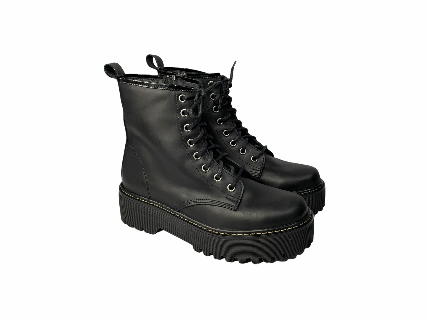Boots Cuero Negro