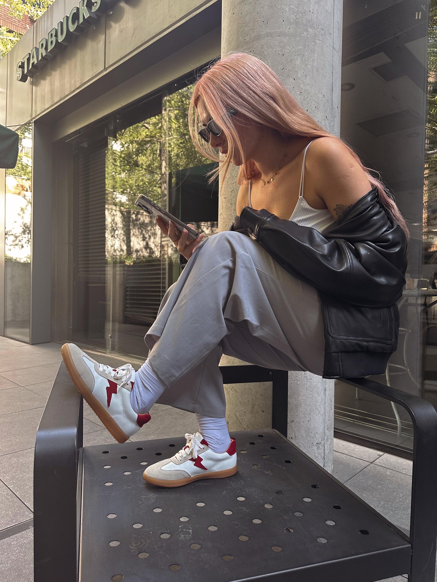 Zapas Colors Ray ⚡️ Blanco Burdeo