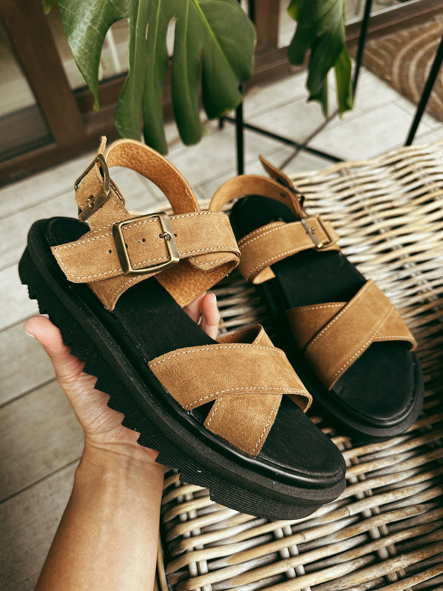 Sandalia Rainbow Camel