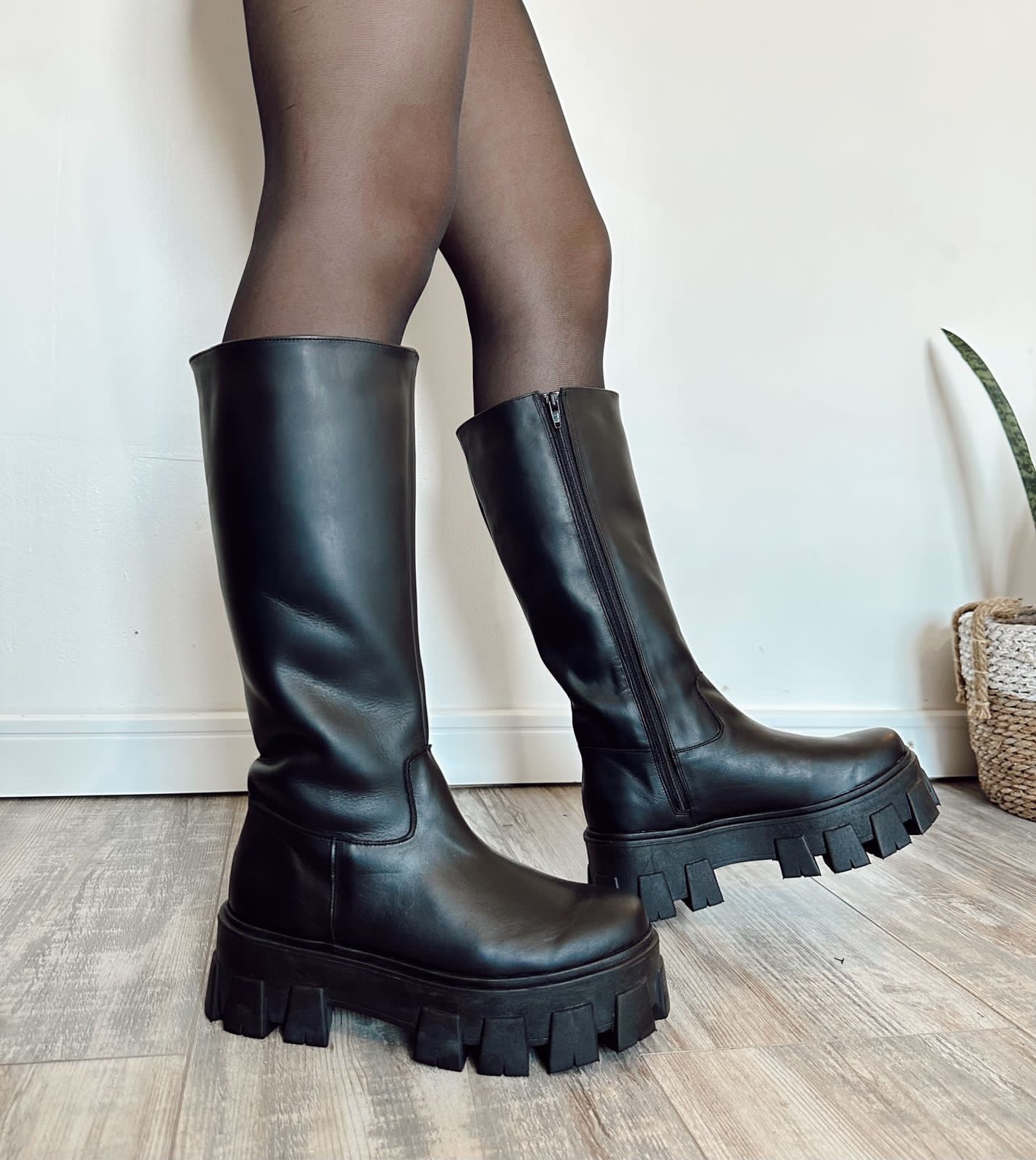 Bota Tanque Cuero