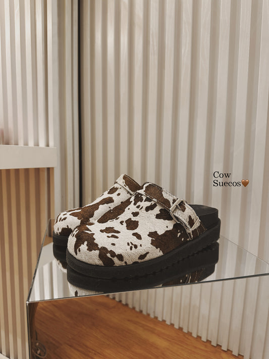 Suecos Cow Print